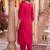 Women Ethnic Motifs Regular Liva Kurta with Trousers