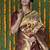 Maroon & gold paithani silk blend saree with gold zari & peacock meenakari motif