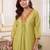 Women Regular Thread Work Liva Kurta with Trousers