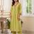 Women Regular Thread Work Liva Kurta with Trousers