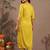 Women Ethnic Motifs Regular Sequinned Kurta with Trousers