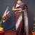 Coffee brown silk blend saree with silver zari booti & traditional floral pallu