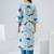 Women Floral Printed Regular Thread Work Pure Cotton Kurta with Trousers