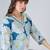 Women Floral Printed Regular Thread Work Pure Cotton Kurta with Trousers
