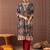 Women Ethnic Motif Printed Pure Cotton Straight Kurta Trousers Set