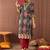 Women Ethnic Motif Printed Pure Cotton Straight Kurta Trousers Set