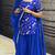 Women's Beautiful Embroidery Work Georgette Fabric Straight Kurta Sharara and Dupatta Set
