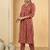 Women Printed Regular Pure Cotton Kurta with Trousers