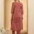 Women Printed Regular Pure Cotton Kurta with Trousers