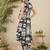 Women Geometric Printed Aline Calf Length Kurta with Trousers