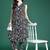Women Printed Pleated Pure Cotton Kurta with Trousers
