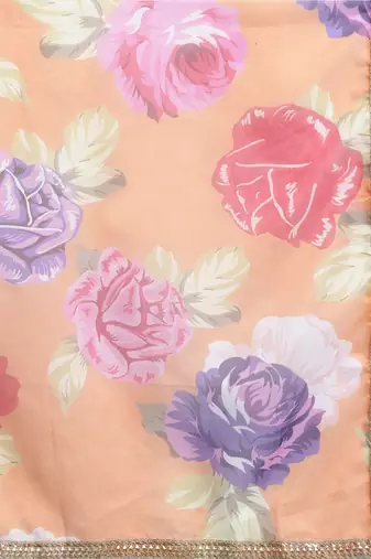 Floral Printed Regular Kurta with Trousers & Dupatta