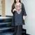 Embroidery French Crepe Fabric Flared Kurta and Palazzo Set