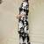Abstract Printed Shirt Collar Pure Cotton A-Line Kurta With Trousers