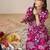 Women Floral Printed Regular Pure Cotton Kurta with Trousers