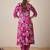 Women Floral Printed Regular Pure Cotton Kurta with Trousers