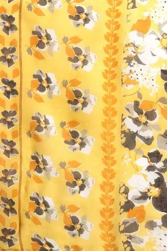 Floral Printed Regular Pure Cotton Kurta with Trousers & Dupatta