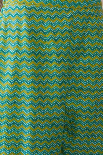 Women Printed Regular Pure Cotton Kurta with Trousers