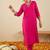 Women Ethnic Motifs Embroidered Regular Thread Work Kurta with Trousers