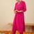 Women Ethnic Motifs Embroidered Regular Thread Work Kurta with Trousers