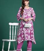 Ethnic Motifs Printed Regular Kurta with Trousers