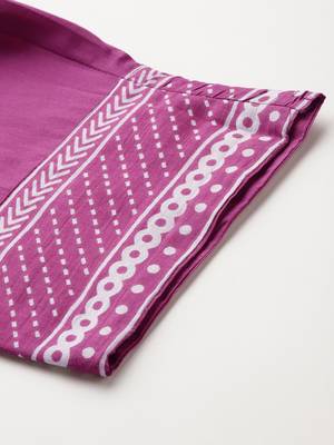 Ethnic Motifs Printed Regular Kurta with Trousers 7