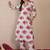 Women Floral Printed Regular Mirror Work Pure Cotton Kurta with Trousers