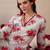 Women Floral Printed Regular Mirror Work Pure Cotton Kurta with Trousers