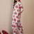 Women Floral Printed Regular Mirror Work Pure Cotton Kurta with Trousers