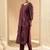 Women Floral Embroidered Regular Thread Work Pure Cotton Kurta with Trousers