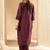 Women Floral Embroidered Regular Thread Work Pure Cotton Kurta with Trousers