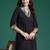 Women Floral Yoke Design Regular Pure Cotton Kurta with Trousers