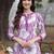 Women Floral Printed Regular Sequinned Pure Cotton Kurta with Trousers