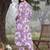 Women Floral Printed Regular Sequinned Pure Cotton Kurta with Trousers