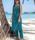 Women Printed Regular Pure Cotton Kurta with Trousers