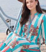 Women Printed Regular Pure Cotton Kurta with Trousers