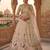 beige Embroidery Sequins With Cancan silk blend Lehenga Choli Set