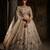 beige Embroidery Sequins With Cancan silk blend Lehenga Choli Set