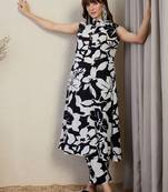 Women Floral Printed Regular Pure Cotton Kurta with Trousers