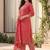 Women Bandhani Printed Regular Mirror Work Pure Cotton Kurta with Trousers & With Dupatta