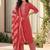 Women Bandhani Printed Regular Mirror Work Pure Cotton Kurta with Trousers & With Dupatta