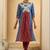 Women Floral Printed Panelled Pure Cotton Kurta with Trousers