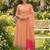 Embroidery Georgette Fabric Flared Kurta Pant and Dupatta Set