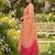 Embroidery Georgette Fabric Flared Kurta Pant and Dupatta Set
