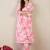 Women Floral Printed Regular Pure Cotton Kurta with Trousers
