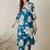 Women Floral Printed Regular Kurta with Trousers
