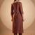 Women Ethnic Motifs Embroidered Regular Sequinned Kurta with Trousers