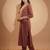 Women Ethnic Motifs Embroidered Regular Sequinned Kurta with Trousers