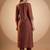 Women Ethnic Motifs Embroidered Regular Sequinned Kurta with Trousers