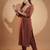 Women Ethnic Motifs Embroidered Regular Sequinned Kurta with Trousers